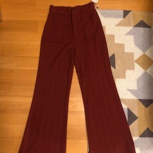 Free People cotton bell bottom pants